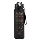 Sports Water Bottle with Time-Tracking Straw Leak Proof Locking Flip Cover for Easy Carry Ideal for Outdoor Adventures -  by eprolo | Available at Handbags Specialist Headquarter