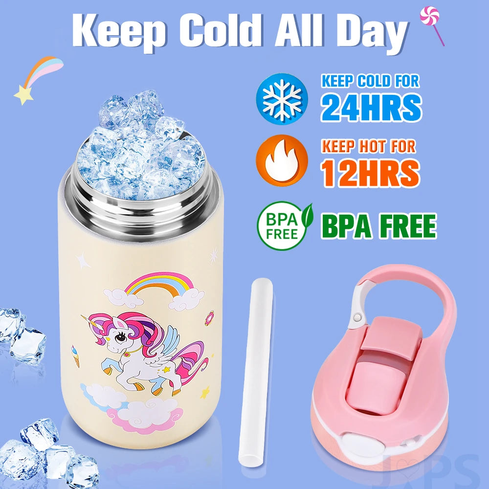 CuddleSip 400ML Kids Cartoon Thermo Bottle - Water Bottles by eprolo | Available at Handbags Specialist Headquarter