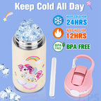 CuddleSip 400ML Kids Cartoon Thermo Bottle - Water Bottles by eprolo | Available at Handbags Specialist Headquarter