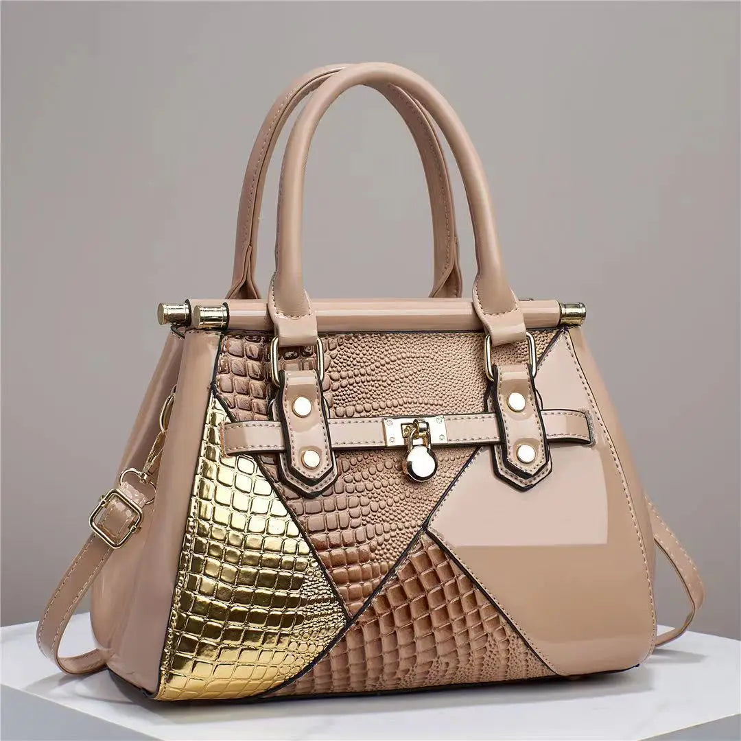 Lizard Pattern Luxury Women's Crossbody Shoulder Bag