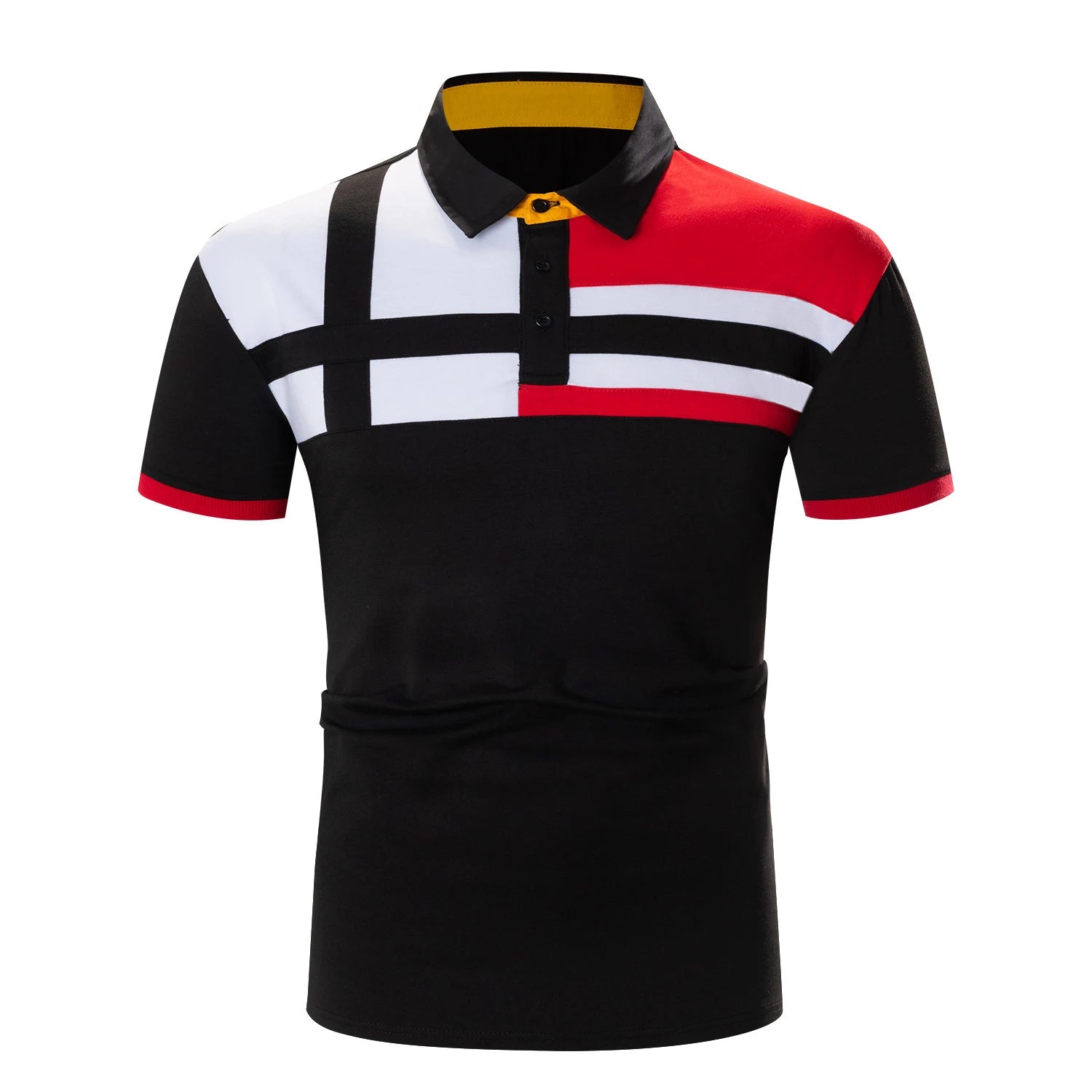 Men's Casual Striped Polo Shirt - Summer Style - Men's Polo shirt by Handbags Specialist Headquarter | Available at Handbags Specialist Headquarter