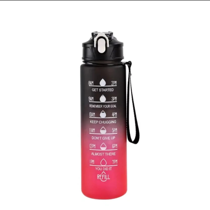 Sports Water Bottle with Time-Tracking Straw Leak Proof Locking Flip Cover for Easy Carry Ideal for Outdoor Adventures -  by eprolo | Available at Handbags Specialist Headquarter