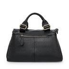 Aidrani Leopard Print Genuine Leather Women's Handbag