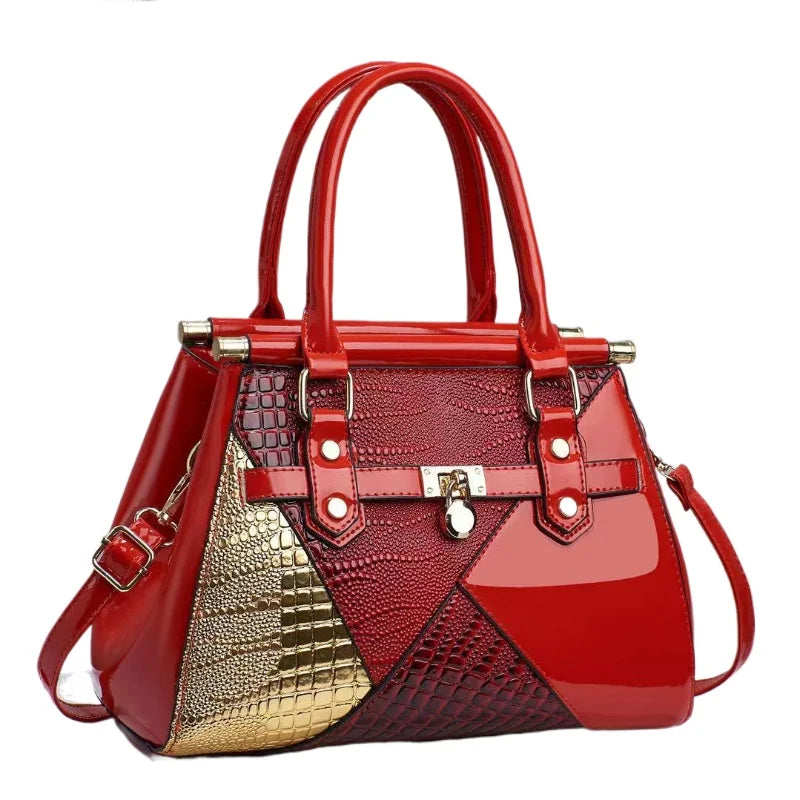 Lizard Pattern Luxury Women's Crossbody Shoulder Bag