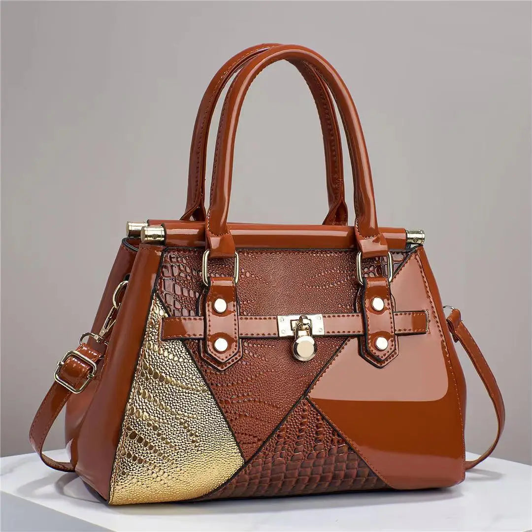 Lizard Pattern Luxury Women's Crossbody Shoulder Bag