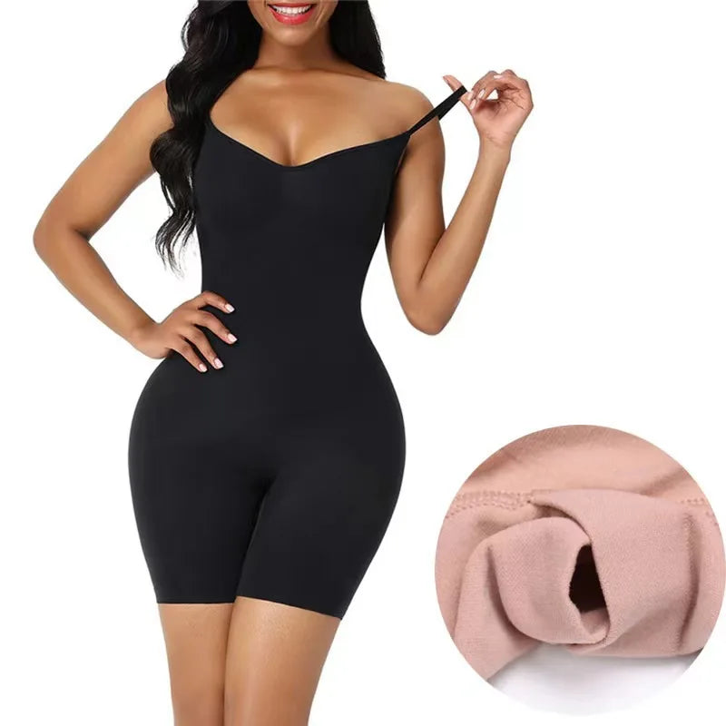 One-piece Shapewear Belly Lift Buttocks Flat Pants Open Crotch Post-partum Slimming Clothes Breast Support Sling Corset - Bottoms by Shop1104660153 Store | Available at Handbags Specialist Headquarter