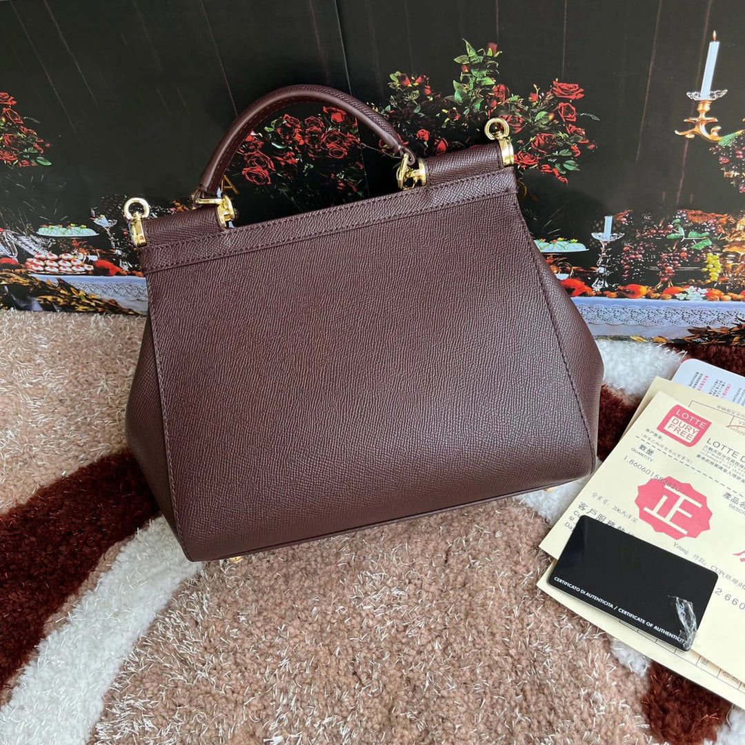 Luxury Brand Genuine Leather Women's Handbag, High-End Large Capacity Fashionable Crossbody Bag, Versatile Shoulder Bag