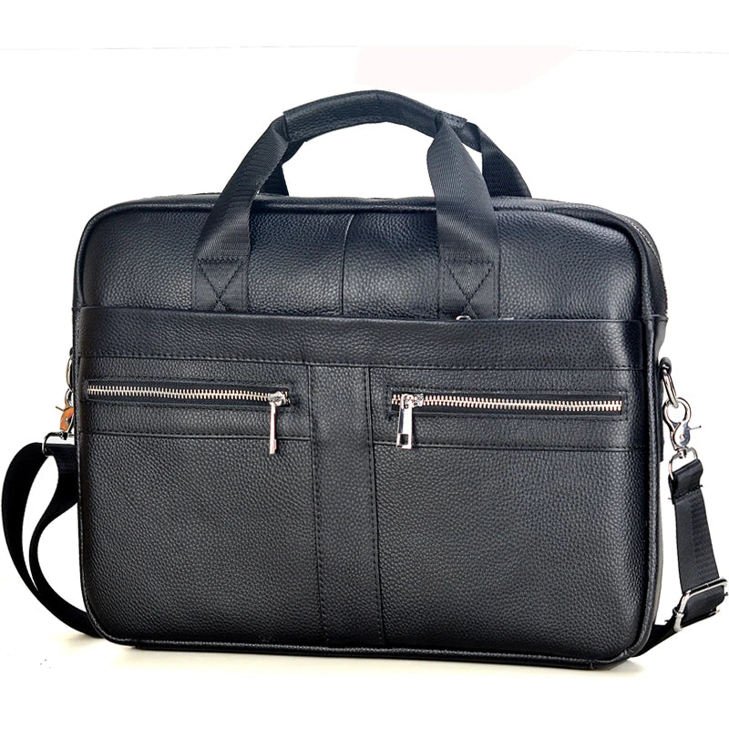 Men Genuine Leather Handbags Casual Leather Laptop Bags Male Business Travel Messenger Bags Men's Crossbody Shoulder Bag -  by LACHIOUR Store | Available at Handbags Specialist Headquarter
