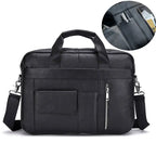 Men Genuine Leather Handbags Casual Leather Laptop Bags Male Business Travel Messenger Bags Men's Crossbody Shoulder Bag -  by LACHIOUR Store | Available at Handbags Specialist Headquarter