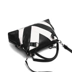 Women's Solid Color Patchwork Shoulder Bag