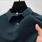 Men's Ice Silk Polo Shirt - Summer Golf Casual - Men's Polo Shirt by Handbags Specialist Headquarter | Available at Handbags Specialist Headquarter