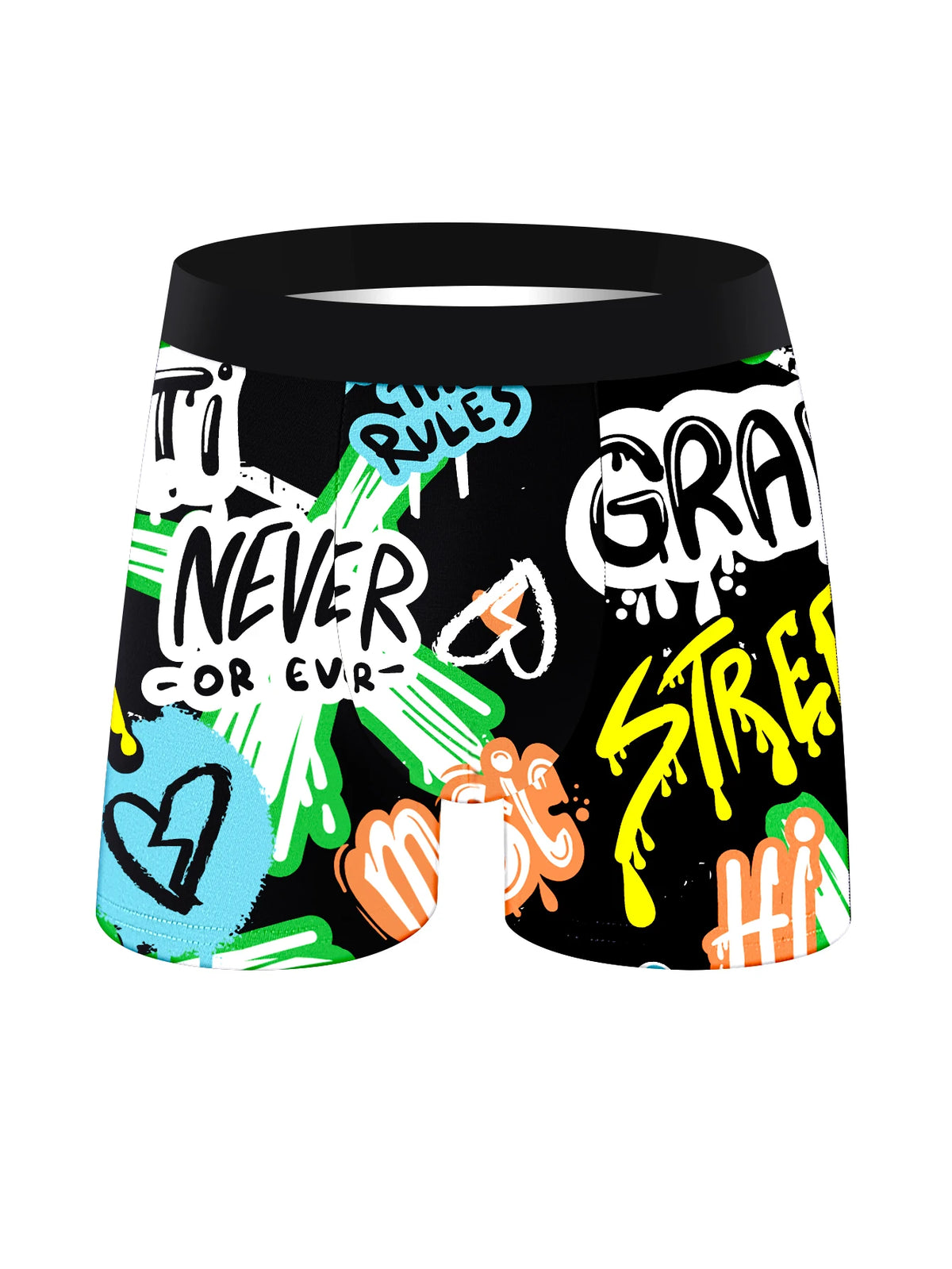 Men's colorful boxer briefs set, five-piece vibrant underwear pack