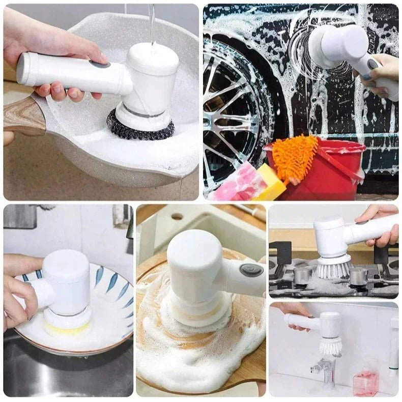 Rechargeable Electric Spin Scrubber - Decor by Shop1103924059 Store | Available at Handbags Specialist Headquarter