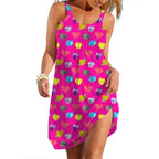 Women's Slip Dress Heart Shape Casual Beach Clothes Summer Woman  Seaside Skirt Streetwear Lady Soft Dresses Sleevesless Tops -  by Shop1103877602 Store | Available at Handbags Specialist Headquarter