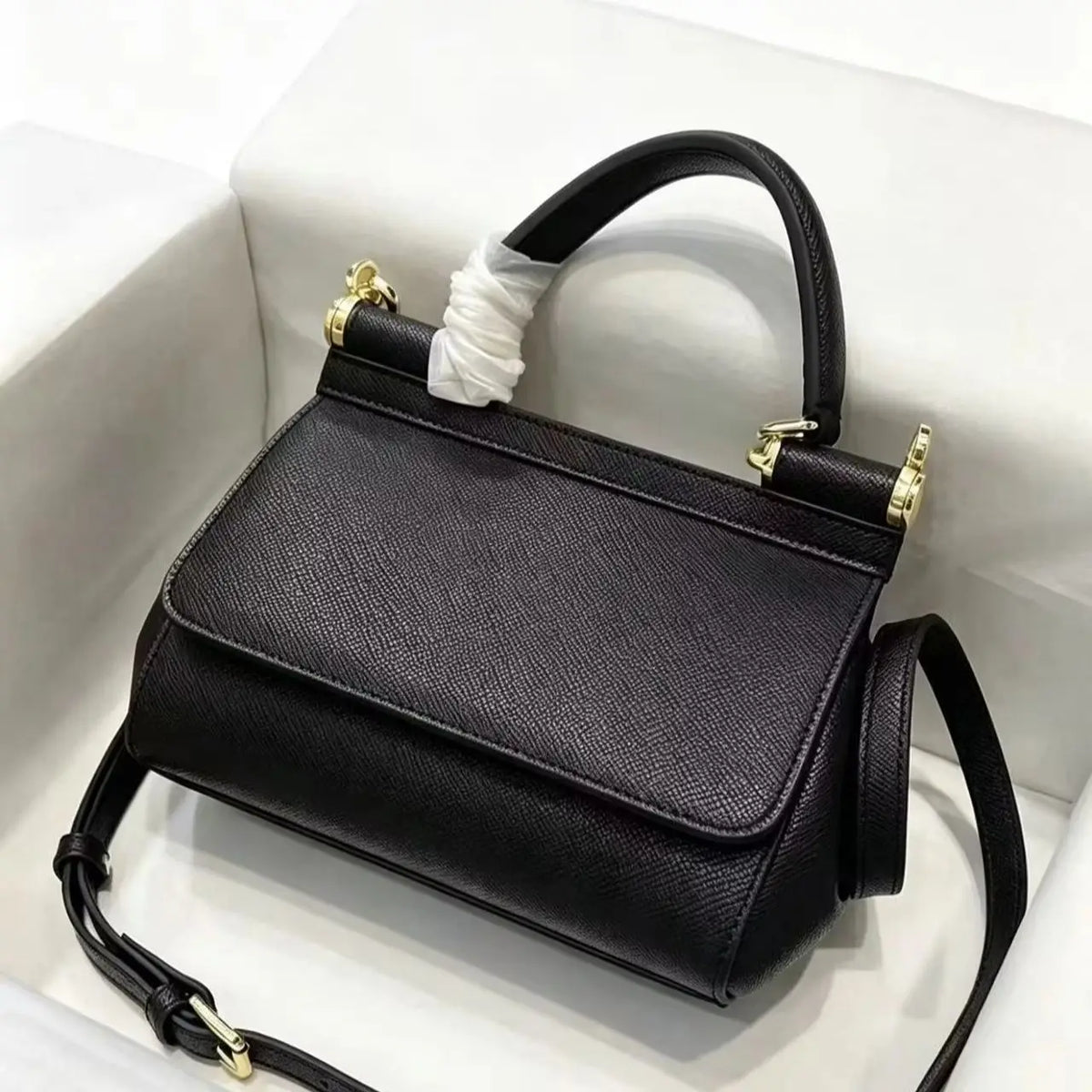 Luxury Brand Genuine Leather Women's Handbag, High-End Large Capacity Fashionable Crossbody Bag, Versatile Shoulder Bag