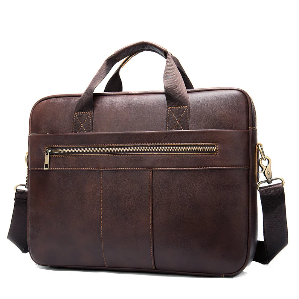 Men Genuine Leather Handbags Casual Leather Laptop Bags Male Business Travel Messenger Bags Men's Crossbody Shoulder Bag -  by LACHIOUR Store | Available at Handbags Specialist Headquarter