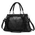 Women's Solid Color Patchwork Shoulder Bag