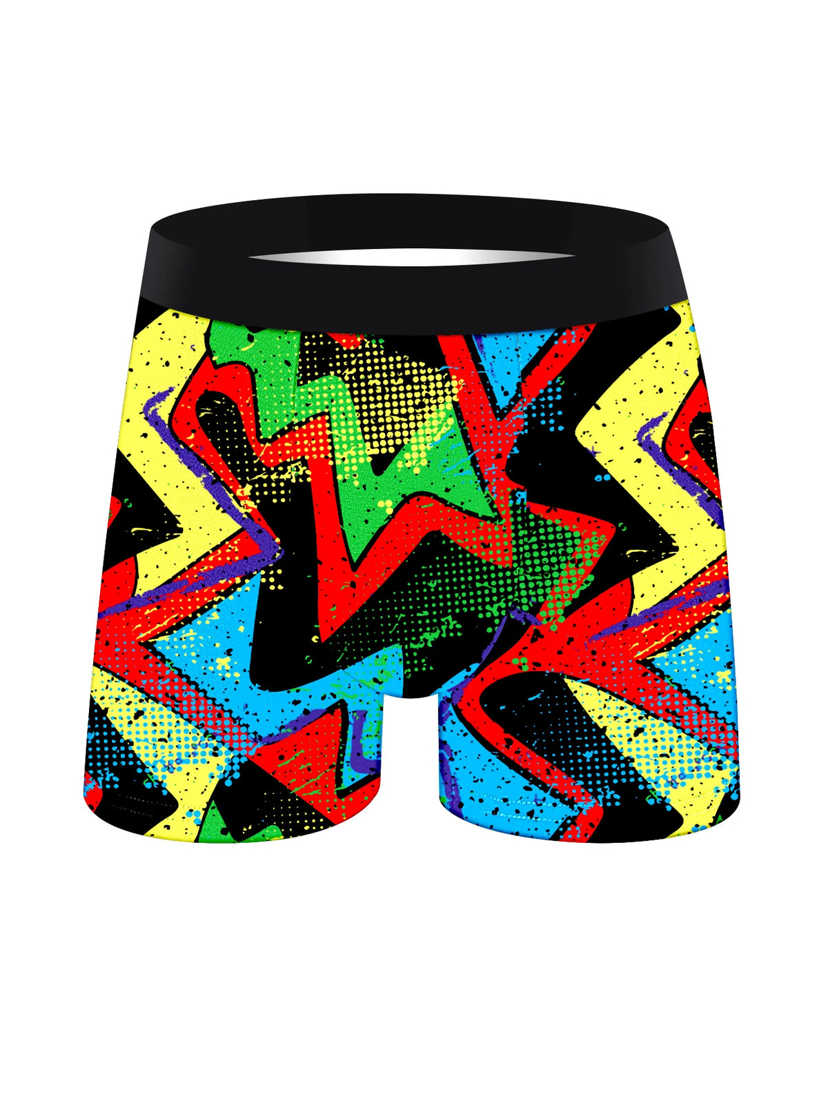 Men's colorful boxer briefs set, five-piece vibrant underwear pack