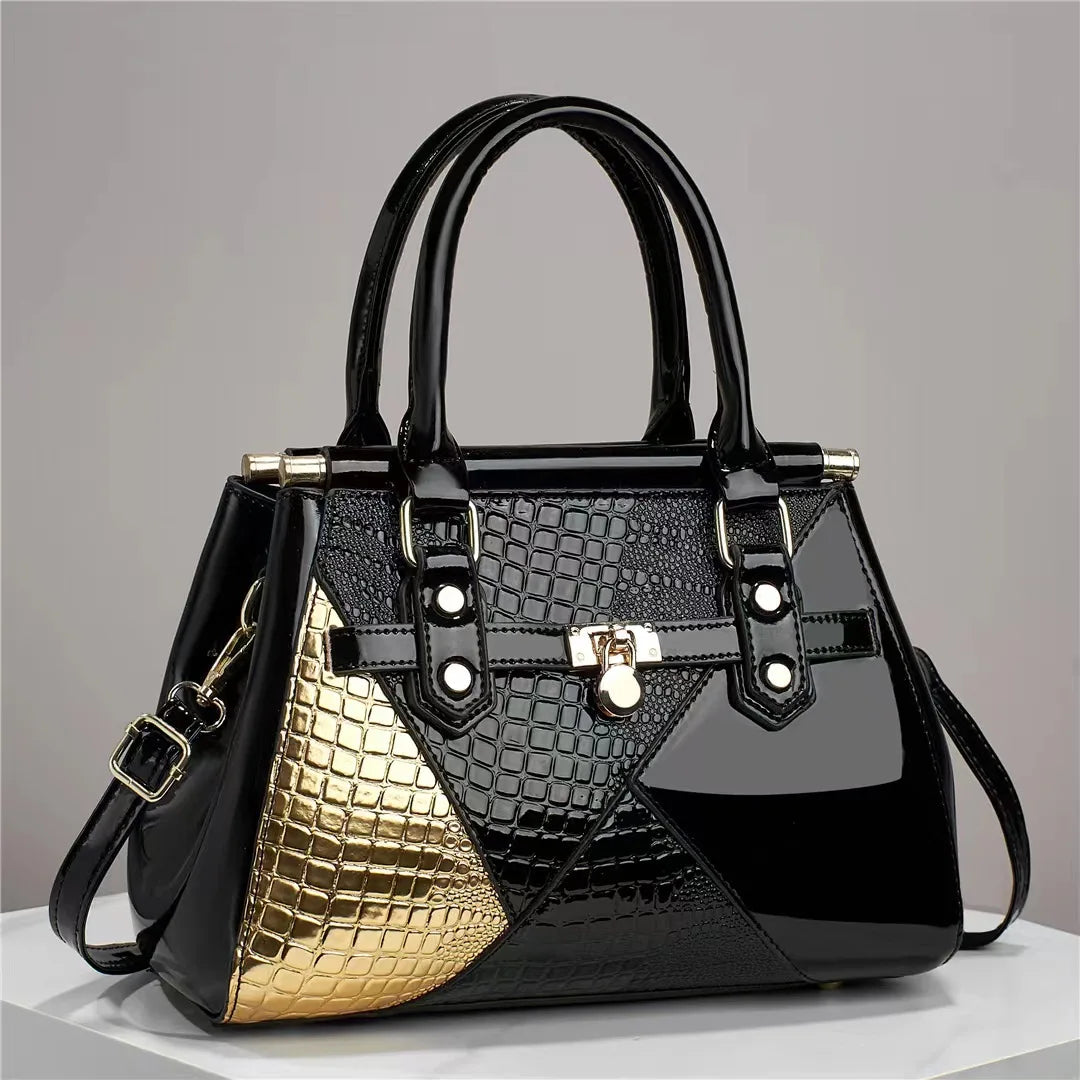 Lizard Pattern Luxury Women's Crossbody Shoulder Bag
