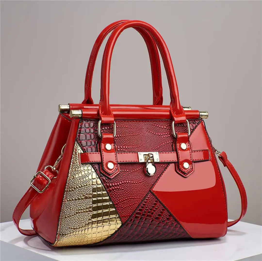 Lizard Pattern Luxury Women's Crossbody Shoulder Bag
