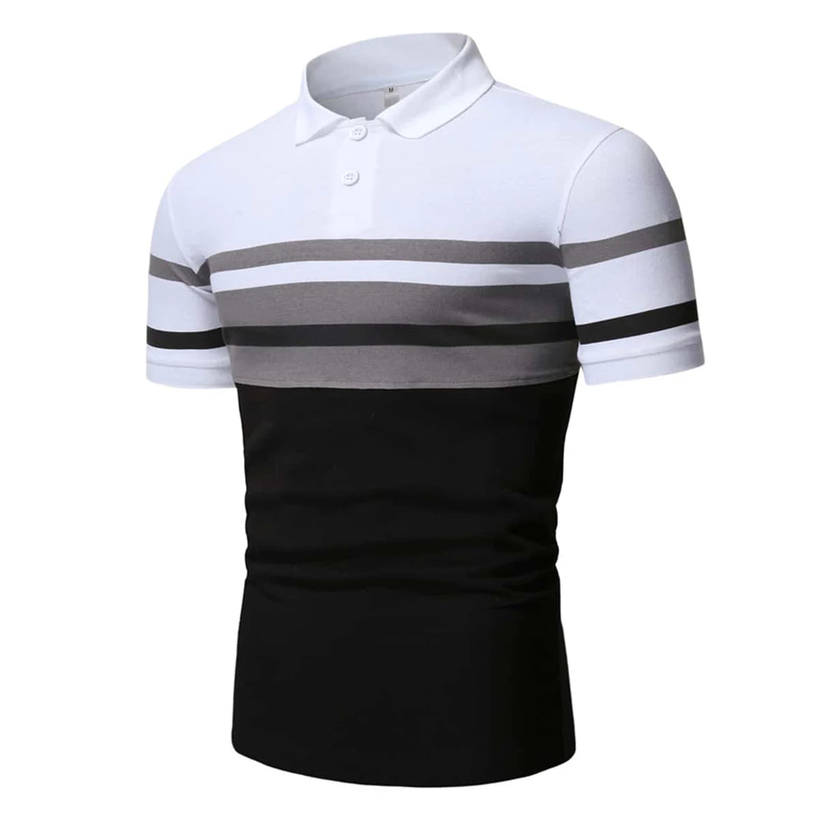 Men's Casual Striped Polo Shirt - Summer Style - Men's Polo shirt by Handbags Specialist Headquarter | Available at Handbags Specialist Headquarter