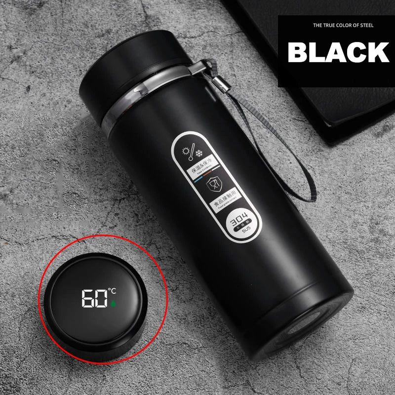500ml-1L Stainless Steel Thermos Bottle - LED Temperature Display Vacuum Flask - Water Bottles by Shop1104693174 Store | Available at Handbags Specialist Headquarter