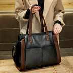 Vegan Leather Large Crossbody Hobo Handbag