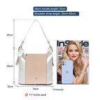 Zency Genuine Leather Hobo Handbag – Medium Shoulder & Crossbody Bag