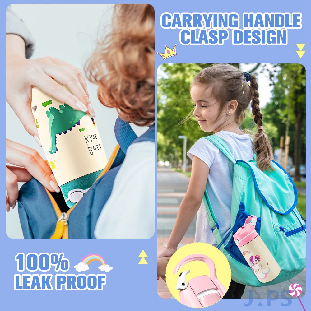 CuddleSip 400ML Kids Cartoon Thermo Bottle - Water Bottles by eprolo | Available at Handbags Specialist Headquarter