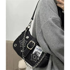 Y2K Stars Canvas Underarm Shoulder Bag