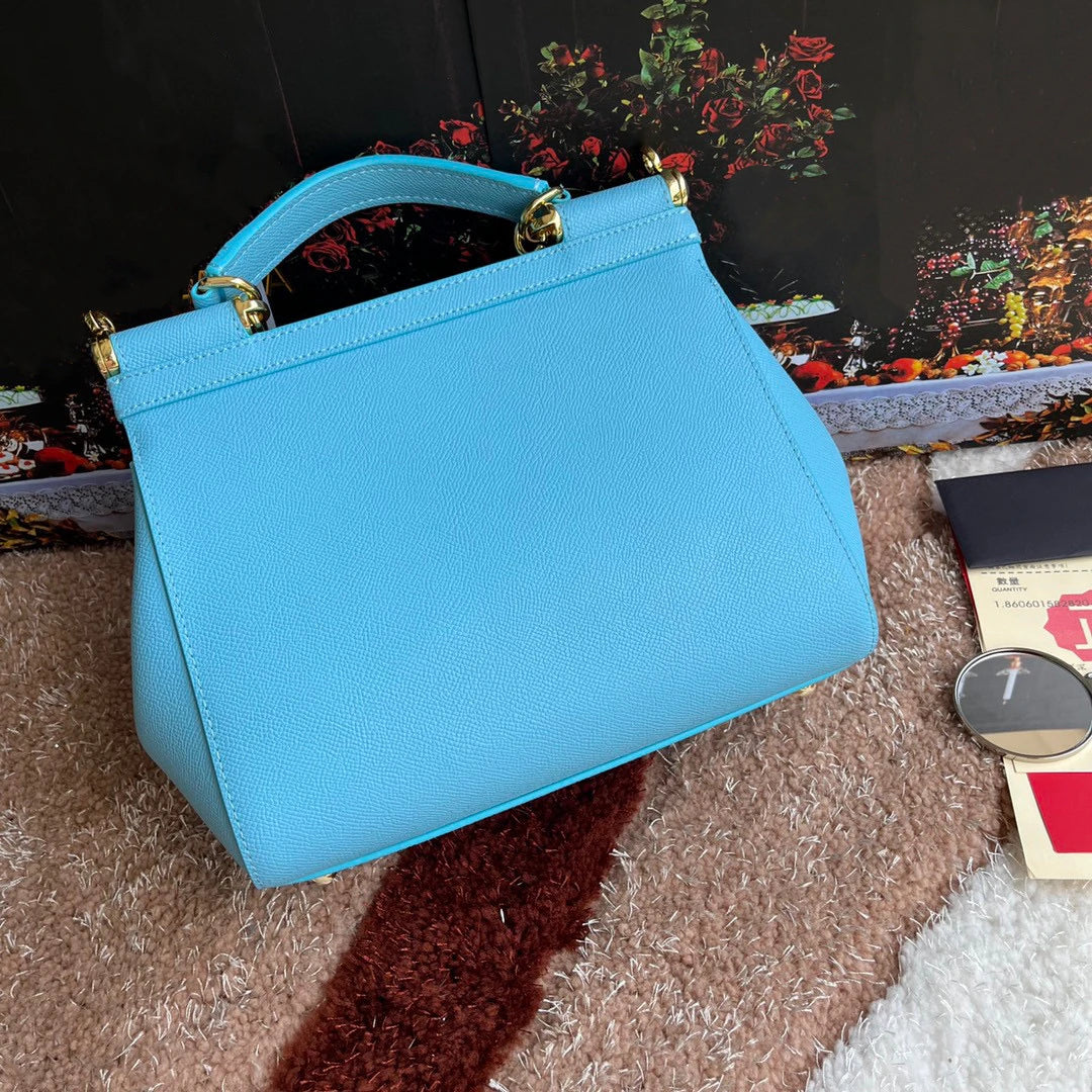 Luxury Brand Genuine Leather Women's Handbag, High-End Large Capacity Fashionable Crossbody Bag, Versatile Shoulder Bag