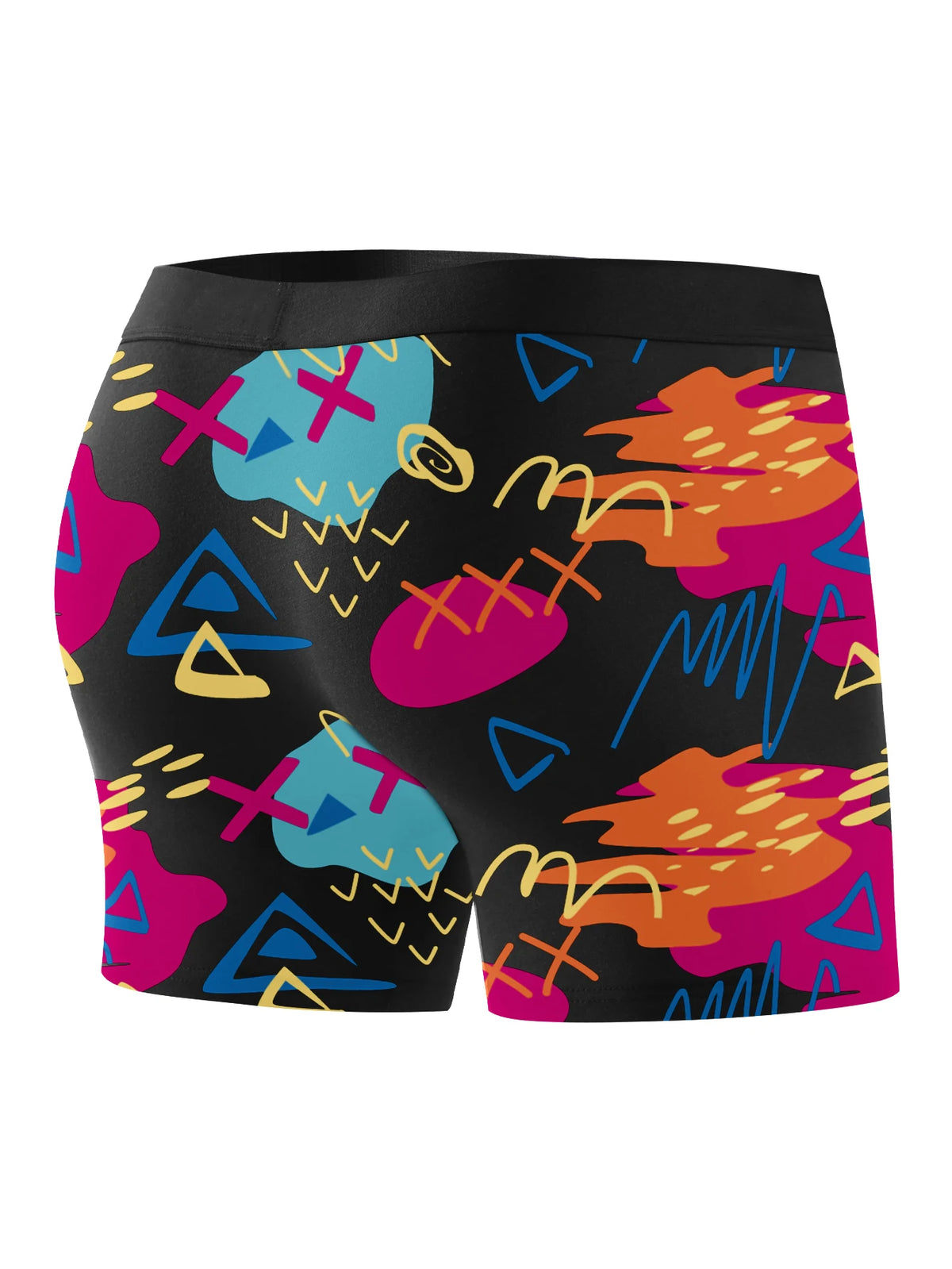 Men's colorful boxer briefs set, five-piece vibrant underwear pack