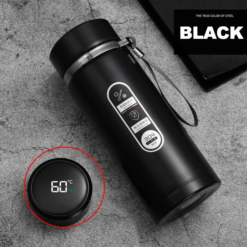 500ml-1L Stainless Steel Thermos Bottle - LED Temperature Display Vacuum Flask - Water Bottles by Shop1104693174 Store | Available at Handbags Specialist Headquarter