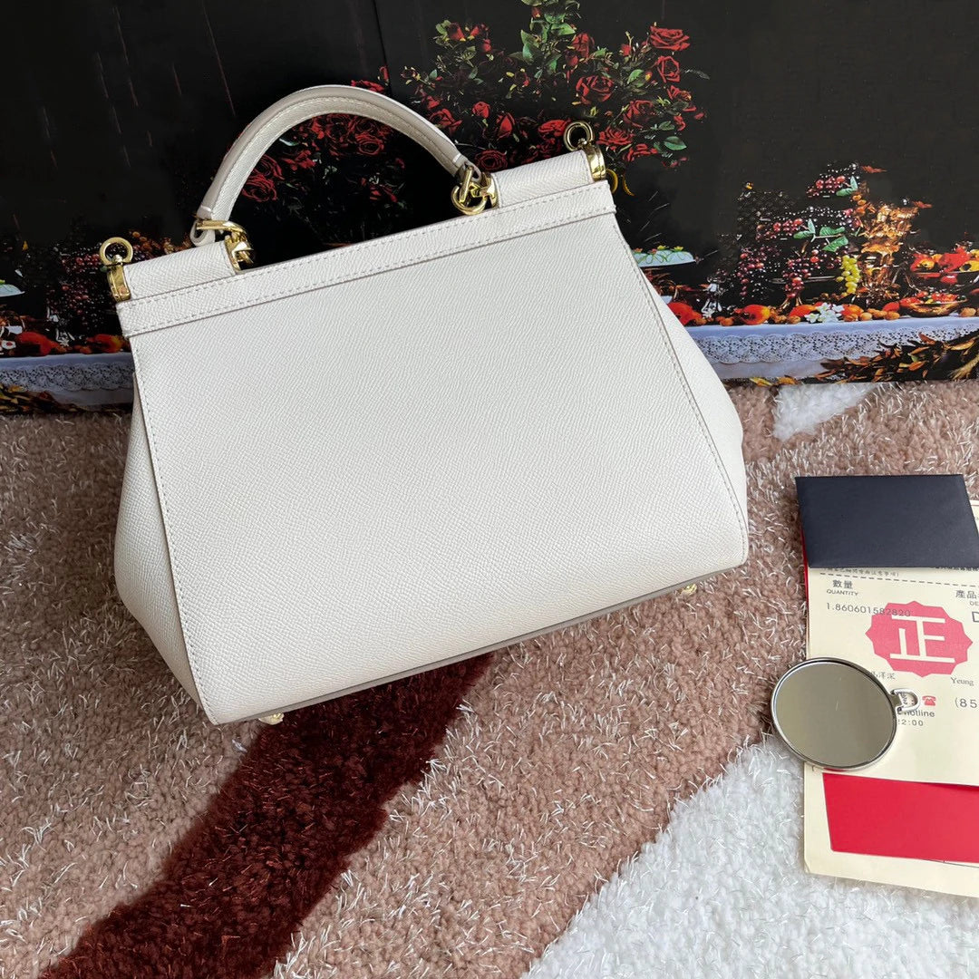 Luxury Brand Genuine Leather Women's Handbag, High-End Large Capacity Fashionable Crossbody Bag, Versatile Shoulder Bag