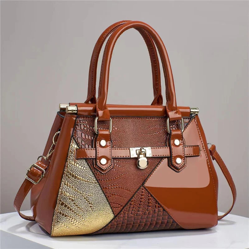 Lizard Pattern Luxury Women's Crossbody Shoulder Bag