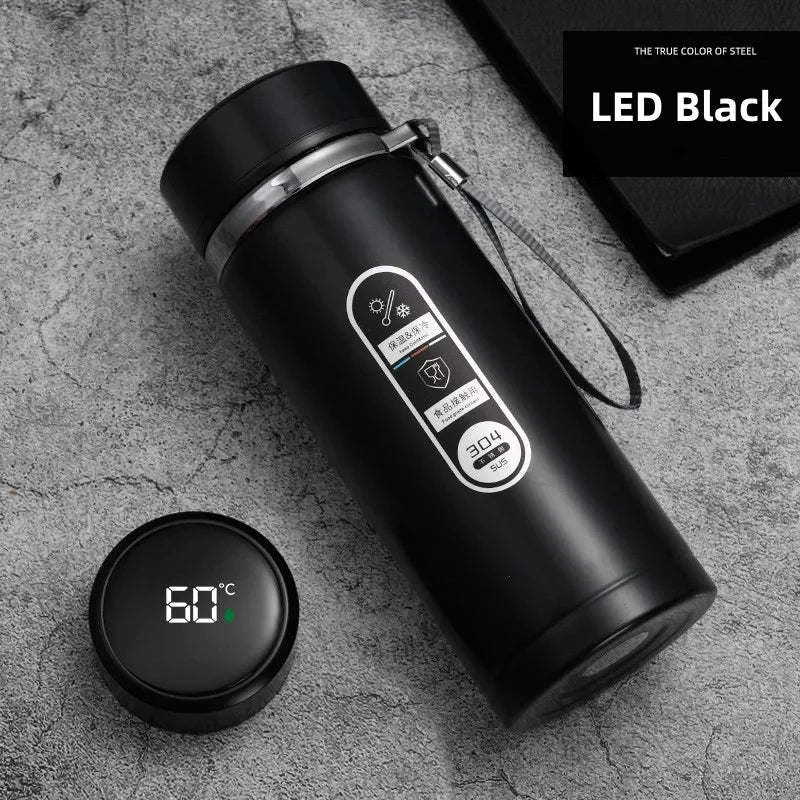 500ml-1L Stainless Steel Thermos Bottle - LED Temperature Display Vacuum Flask - Water Bottles by Shop1104693174 Store | Available at Handbags Specialist Headquarter
