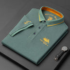 New Summer Korean Embroidered Polo Shirt Men's Luxury Top Casual Lapel Short Sleeve T-shirt Fashion Anti-wrinkle Men T Shirt - Men's Polo shirt by Handbags Specialist Headquarter | Available at Handbags Specialist Headquarter