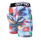 Men's printed boxer briefs set, five-piece patterned underwear collection