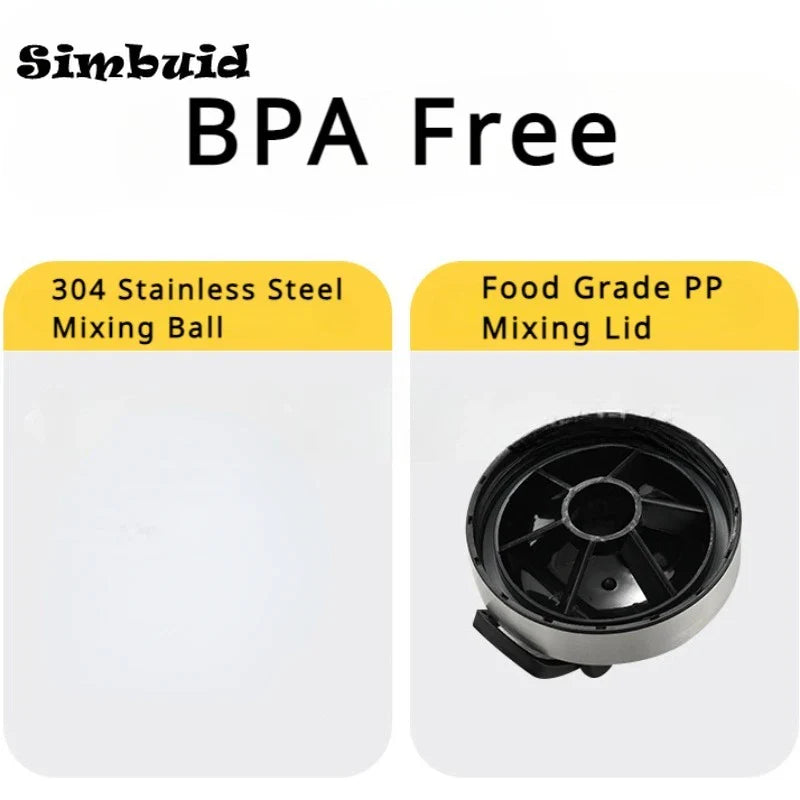 500ML/750ML Stainless Steel Protein Powder Shaker Bottle with Steel Ball and Scale Leak Proof Gym Fitness Sport Whey Shakes Cup - Water Bottles by Stone's Store | Available at Handbags Specialist Headquarter