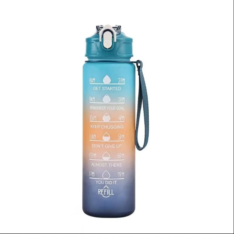 Sports Water Bottle with Time-Tracking Straw Leak Proof Locking Flip Cover for Easy Carry Ideal for Outdoor Adventures -  by eprolo | Available at Handbags Specialist Headquarter