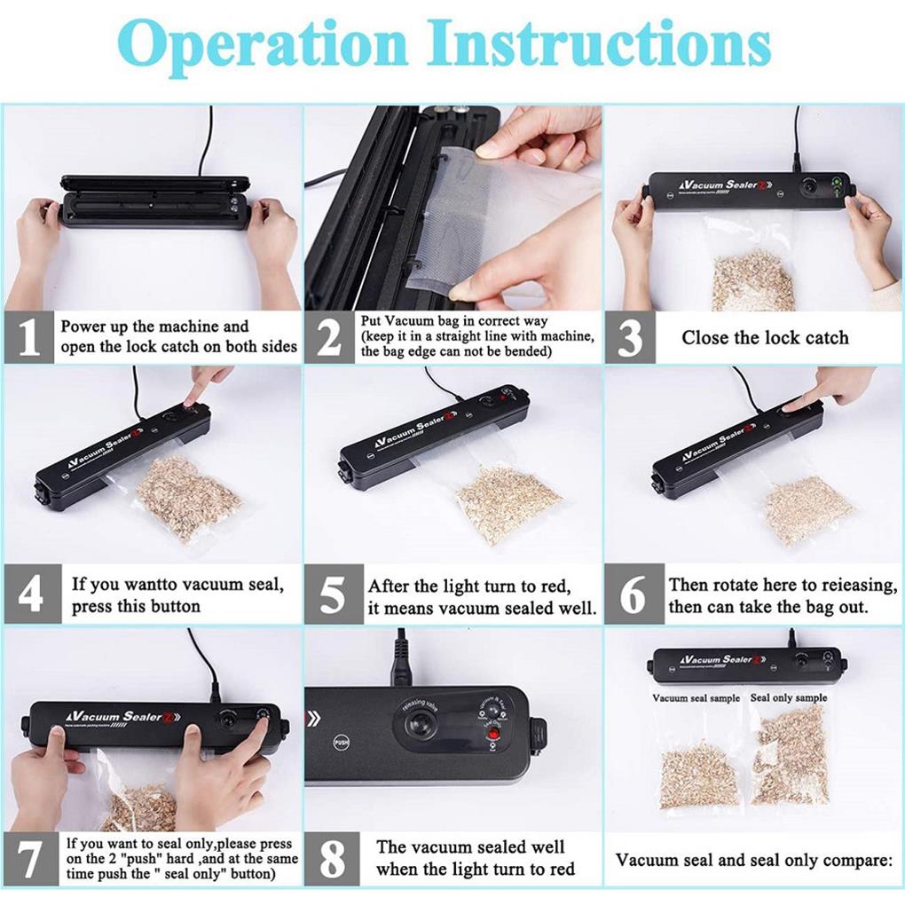 Food Vacuum Sealer Automatic - Decor by Shop1103843111 Store | Available at Handbags Specialist Headquarter