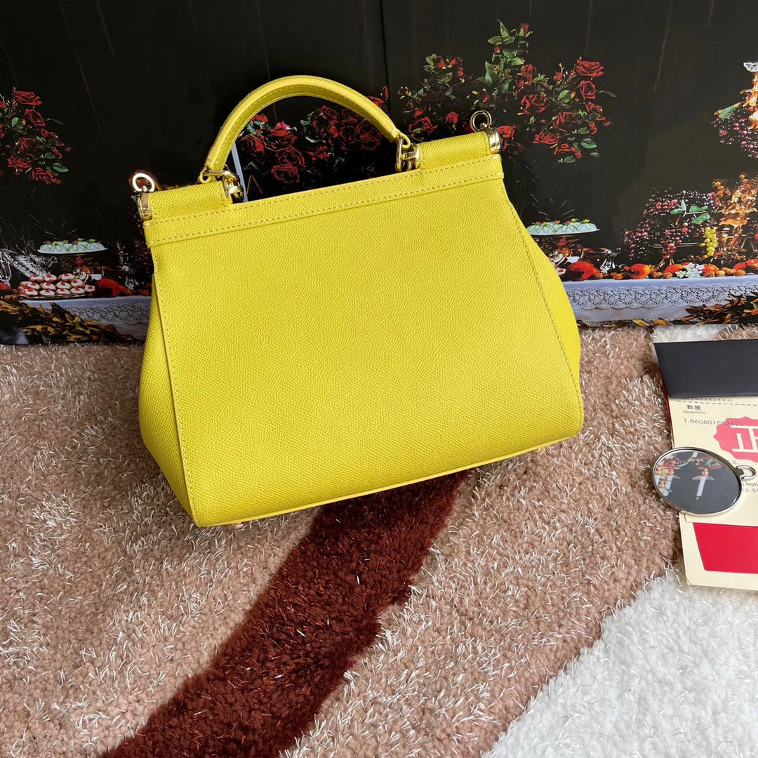Luxury Brand Genuine Leather Women's Handbag, High-End Large Capacity Fashionable Crossbody Bag, Versatile Shoulder Bag