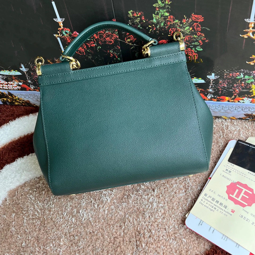 Luxury Brand Genuine Leather Women's Handbag, High-End Large Capacity Fashionable Crossbody Bag, Versatile Shoulder Bag