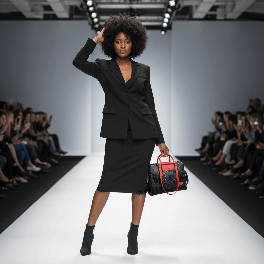 EleganceMax Crossbody: Luxe Large Print Handbag - Handbags by Trendsi | Available at Handbags Specialist Headquarter