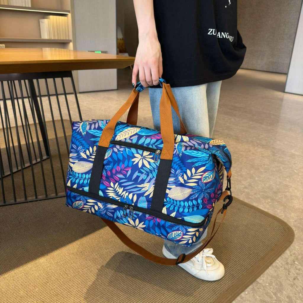 Canvas Printed Travel Bag - Luggage Travel Bags by Trendsi | Available at Handbags Specialist Headquarter
