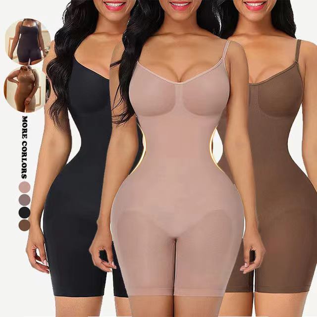 One-piece Shapewear Belly Lift Buttocks Flat Pants Open Crotch Post-partum Slimming Clothes Breast Support Sling Corset - Bottoms by Shop1104660153 Store | Available at Handbags Specialist Headquarter