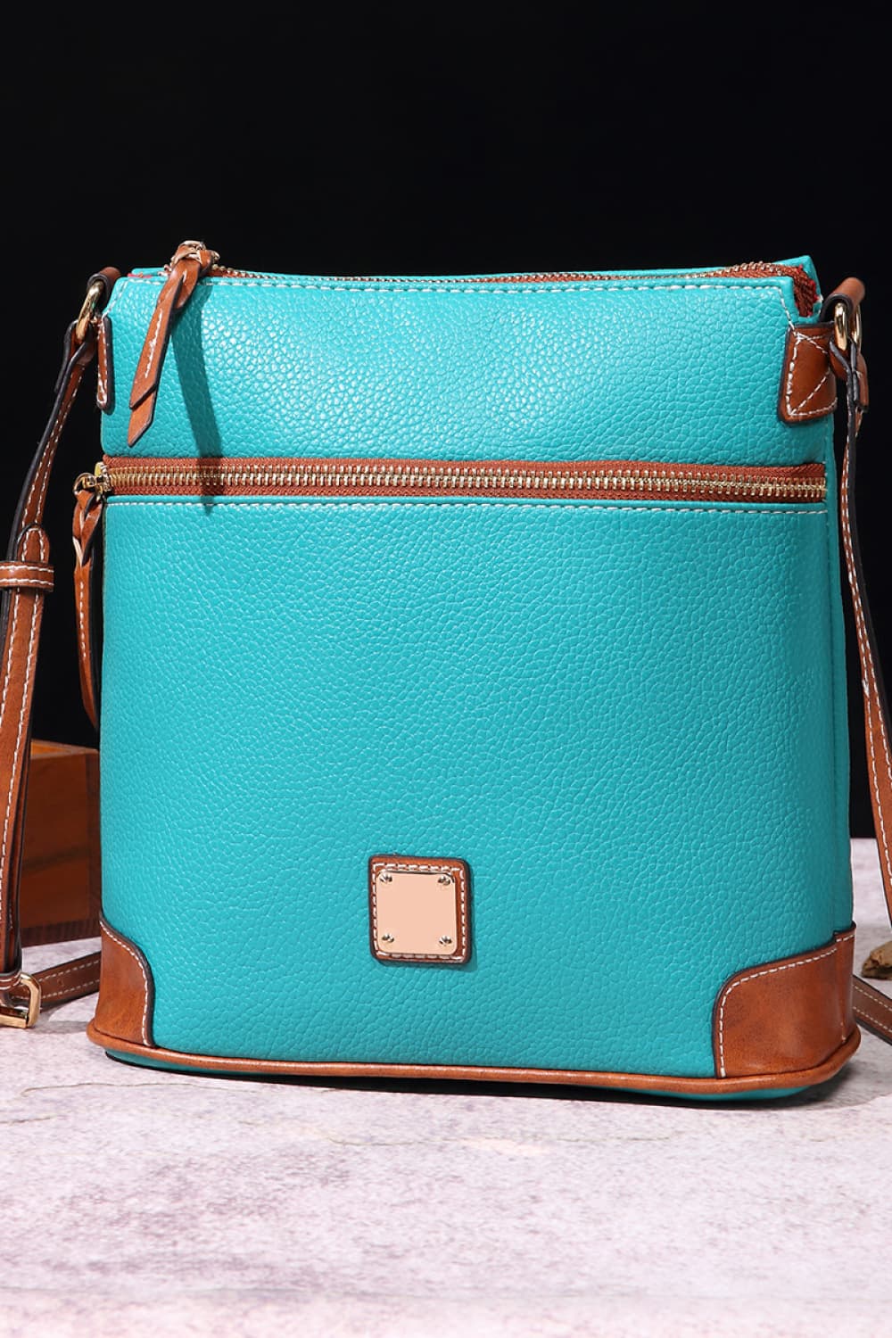 PU Leather Crossbody Bag - handbags by Trendsi | Available at Handbags Specialist Headquarter