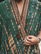 Men's Plus Size Printed Open Front Cover-Up - Men's T Shirt by Trendsi | Available at Handbags Specialist Headquarter