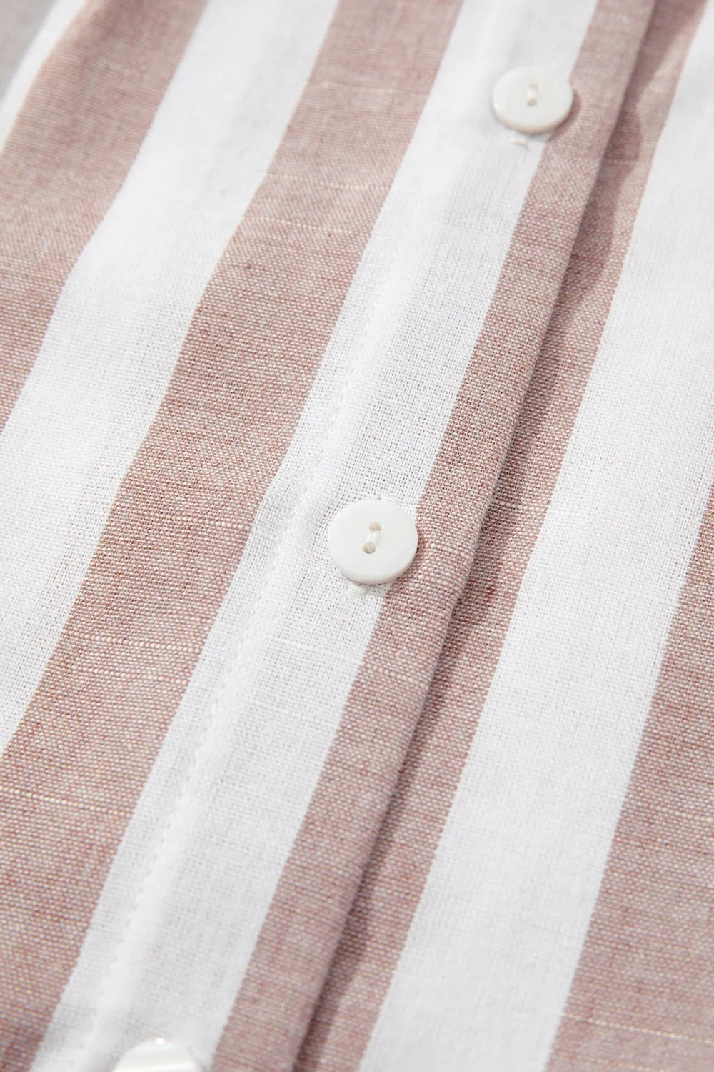 Stripe Button Down Sleeveless Shirt - Women's Down Shirt Tops by Trendsi | Available at Handbags Specialist Headquarter