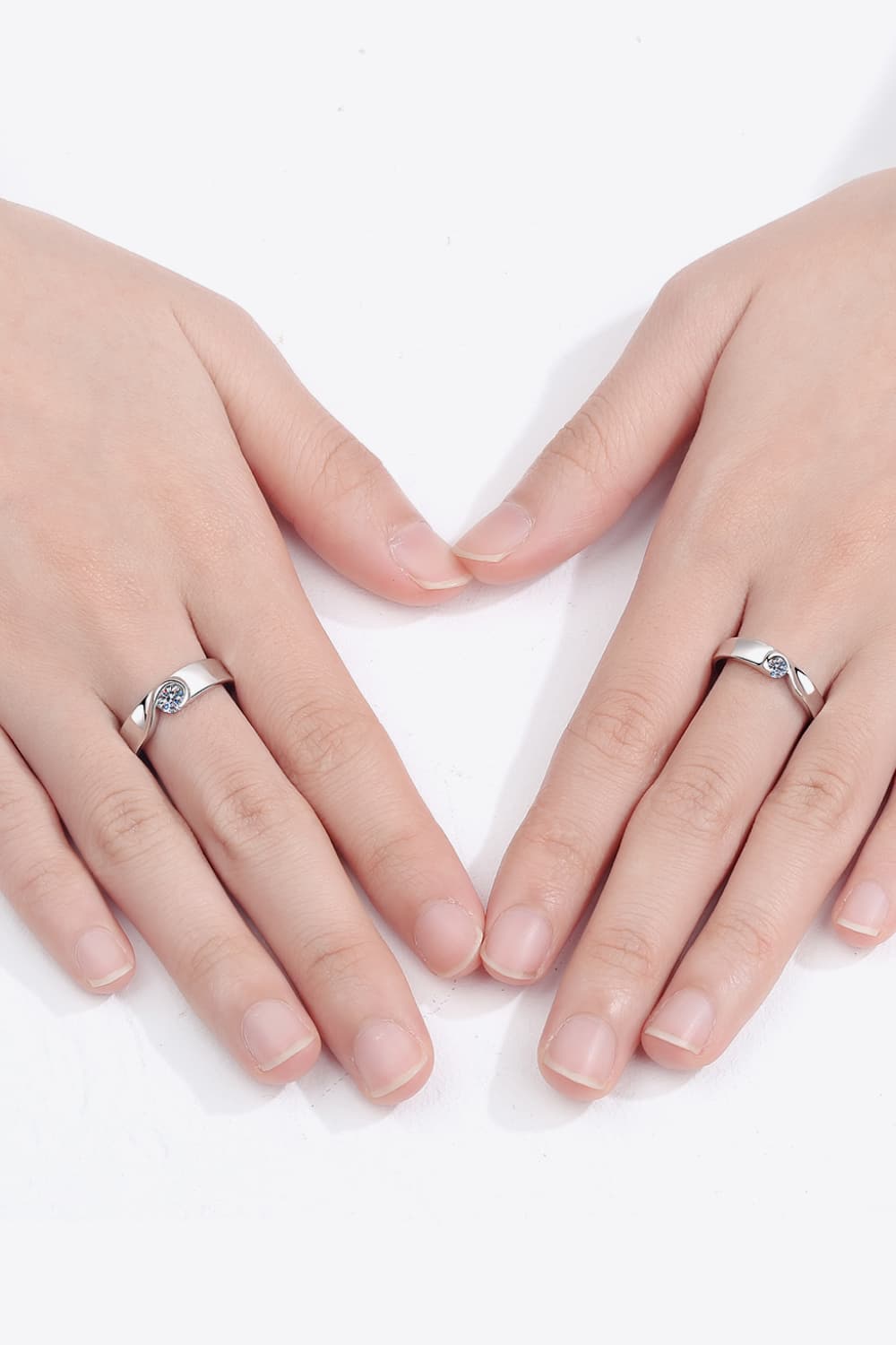 Moissanite Rhodium-Plated Ring - Women Sandals by Trendsi | Available at Handbags Specialist Headquarter